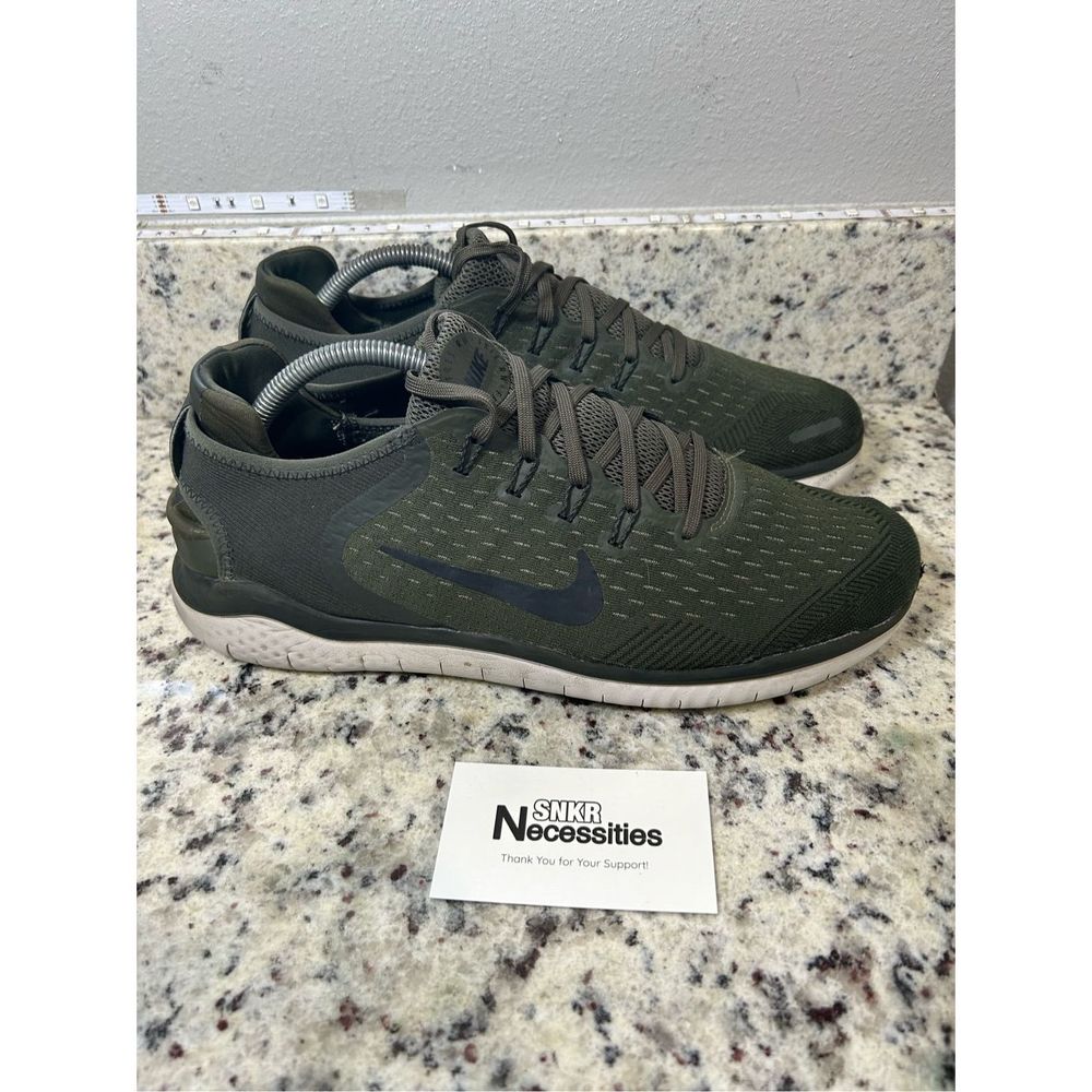 Nike Men’s Free RN Running Shoes Cargo Khaki Sequoia 942836-300 Size 11.5